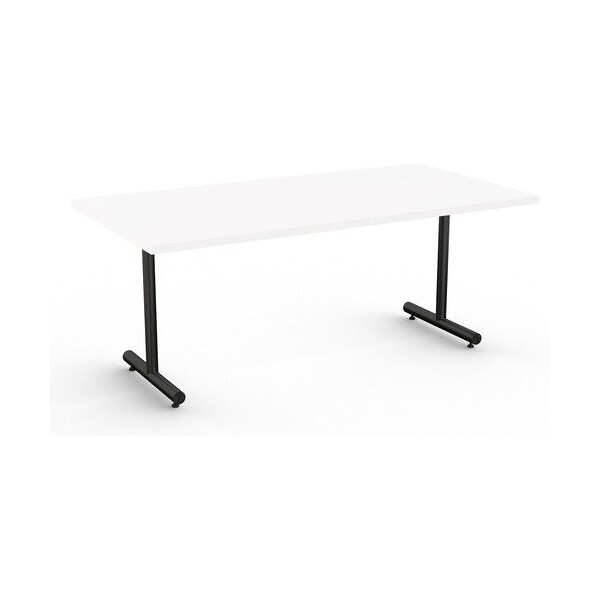 Special-T Table, Black Base, 30inWx72inLx29inH, White SCTKING3072BWH - main